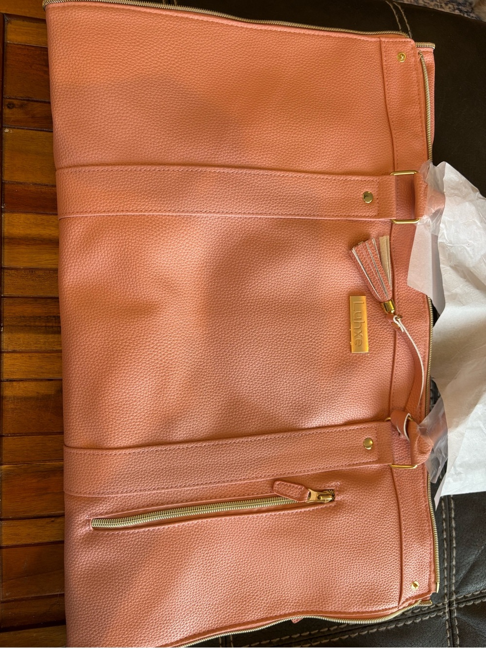 Luhxe - Travel Duffel TSA Approved Carry-On Bag in Rose Pink
